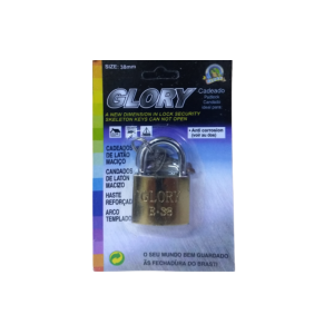 CADEADO CARTELA GLORY 38MM