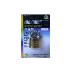 CADEADO CARTELA GLORY 20 MM