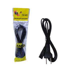 CABO DE FORÇA TIPO 8 PS2/RADIO/IMPRESSORA 10A  1.8MTR/N448