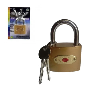 CADEADO CHAVE TETRA NA CARTELA  50MM 350508