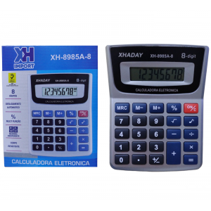 CALCULADORA ELETRONICA 8 DIGITOS XH-8985A-8