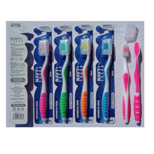 ESCOVA DENTAL MEDIA ADULTO C/12 NAVY+FRESH N+4023