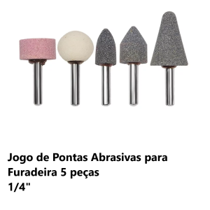 JOGO DE PONTAS ABRASIVAS RETIFICA COM 5 PCS NAVY 40028