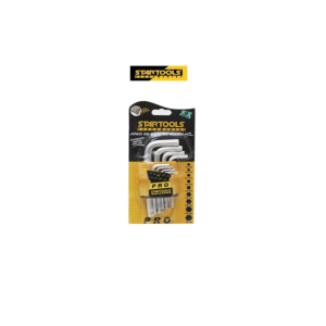 JOGO DE CHAVES ALLEN CURTA C/ 9 PCS STARTOOLS AR0038