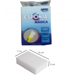 ESPONJA MAGICA10 X 7 X 3 CM CLEAN TECH CT0027