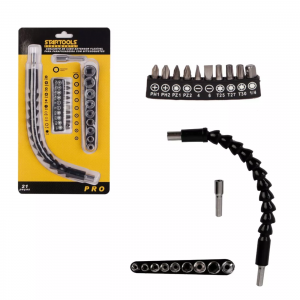 CABO EXTENSOR FLEXIVEL P/ PARAFUSADEIRA COM SOQUETES E BITS STARTOOLS AR0434