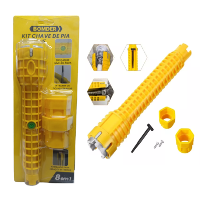 CHAVE HIDRAULICA REPARADORA MULTIFUNCIONAL COM NIVEL BOM-3205