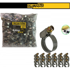 ABRAÇADEIRA DE AÇO INOX 13X19 MM ALEMÃO PACOTE C/ 100 PCS STARTOOLS AR0259
