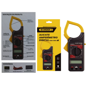 ALICATE AMPERIMETRO DIGITAL BOM-6003