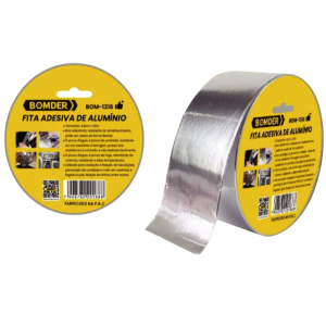 FITA ADESIVA DE ALUMINIO 4,8CM X 20 METROS BOM-1316