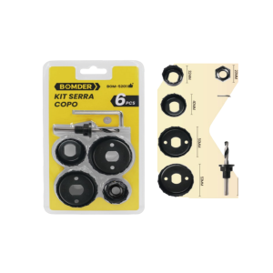 JOGO DE SERRA COPO 6 PCS BOM-5201