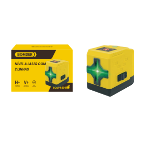 NIVEL A LASER COM 2 LINHAS BOM-6209