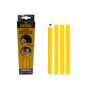 LAPIS DE CARPINTEIRO/MARCENEIRO C/4 PCS STARTOOLS AR0640