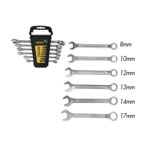 JOGO CHAVE DE BOCA COMBINADA C/6 PÇS 8,10,12,13,14,17 MM AR0706