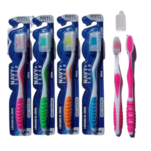 ESCOVA DENTAL MEDIA ADULTO C/12 NAVY+FRESH N+4023