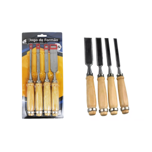 FORMÃO PARA MADEIRA COM 4PÇS 1/4