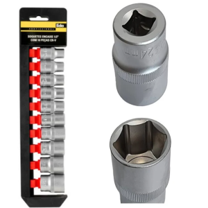 KIT FERRAMENTAS SOQUETES ENCAIXE DE 1/2