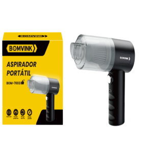 SOPRADOR E ASPIRADOR PORTATIL RECARREGAVEL BOM-7003