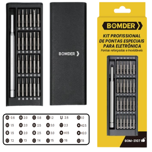 KIT CHAVE INTERCAMBIAVEL PROFICIONAL BOM-3107