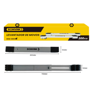 LEVANTADOR DE MOVEIS COM RODINHA ATÉ 300KG  BOM-3603