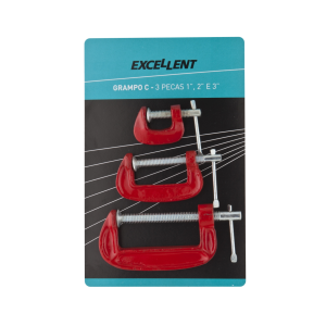 GRAMPO  SARGENTO TIPO C COM 3PÇS 1