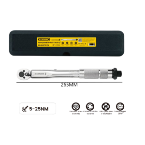 TORQUIMETRO ESTALO P/ SOQUETE 1/4 5-25 N.M BOM-1244