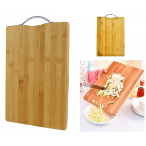 TABUA DE BAMBU P/ COZINHA 32 X 21,5CM  90008