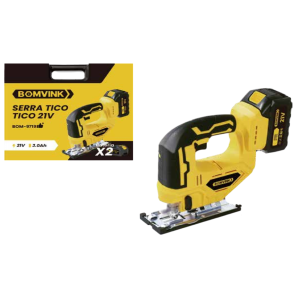 SERRA TICO TICO  NA MALETA RECARREGAVEL C/2 BATERIAS 21V  3.0AH BOM-9719