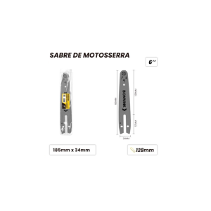 SABRE PARA MINI MOTOSSERRA ELETRICA 6' BOM-5631