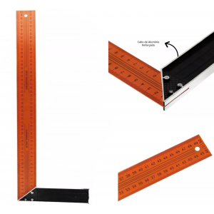 ESQUADRO DE AÇO TAMANHO 19,5