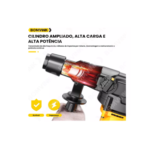 MARTELETE ROTATIVO ELETRICO 1850W 220V 4400 BPM  BOM-9530