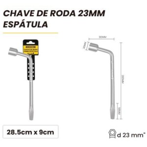 CHAVE DE RODA 23 MM COM ESPATULA BOM-1423