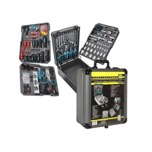 KIT FERRAMENTAS MALETA SOQUETES E CATRACA COM 186 PÇS  EDA 8YU 011123