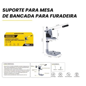 SUPORTE PARA MESA DE BANCADA PARA FURADEIRA BOM-5661