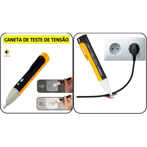 CHAVE TESTE CANETA DETECTORA DE ENERGIA ELETRICA BOM-6401