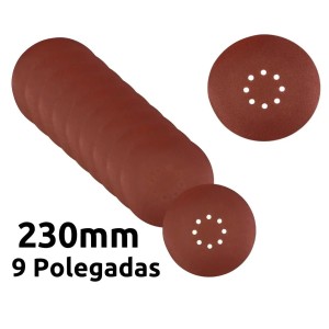 DISCO DE LIXA COM VELCRO GRAO 180  C/10 PCS 9