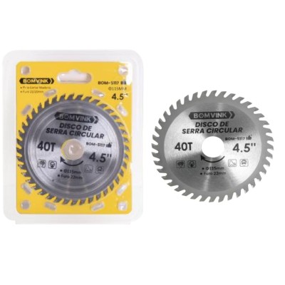 DISCO DE SERRA CIRCULARES P/MADEIRA 4,5