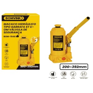 MACACO HIDRAULICO TIPO GARRAFA 6T  BOM-1546