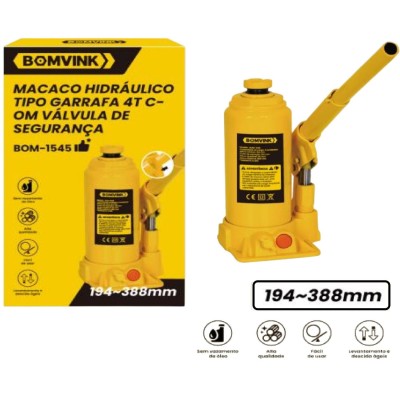 MACACO HIDRAULICO TIPO GARRAFA 4T  BOM-1545